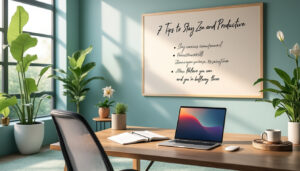 découvrez 7 astuces essentielles pour améliorer votre bien-être au travail. apprenez à rester zen tout en boostant votre productivité grâce à des conseils pratiques et adaptés à votre quotidien.