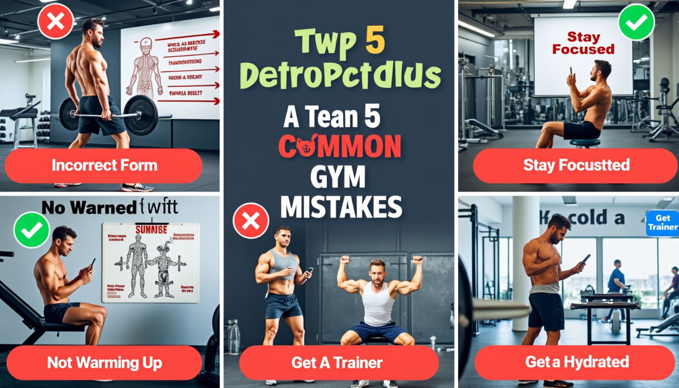 découvrez les 5 erreurs les plus fréquentes que commettent les pratiquants en salle de sport et apprenez des stratégies simples pour les éviter. améliorez votre expérience fitness et optimisez vos résultats avec nos conseils d'experts.